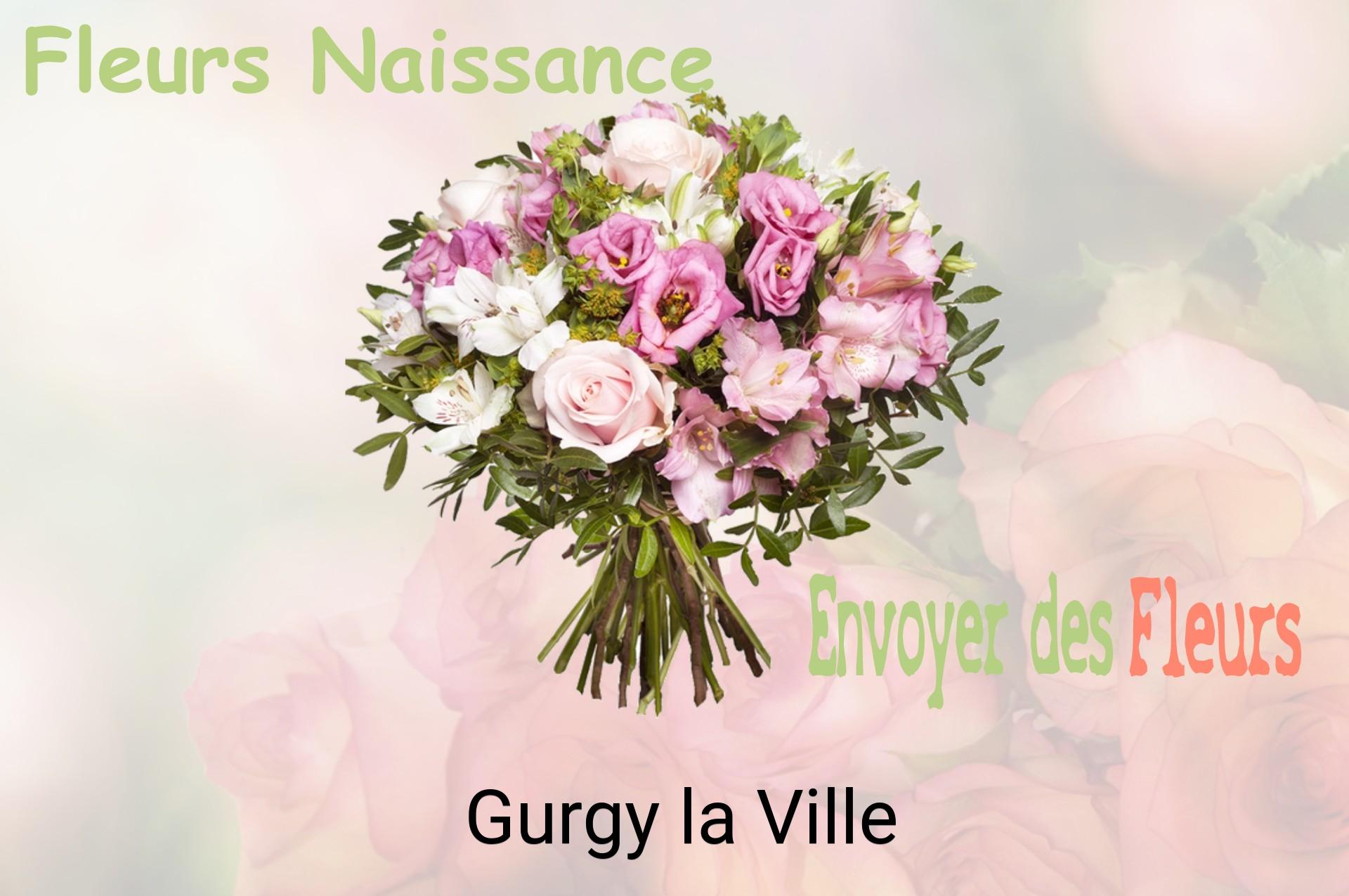 Bouquet de fleurs de naissance livré à Gurgy-la-Ville